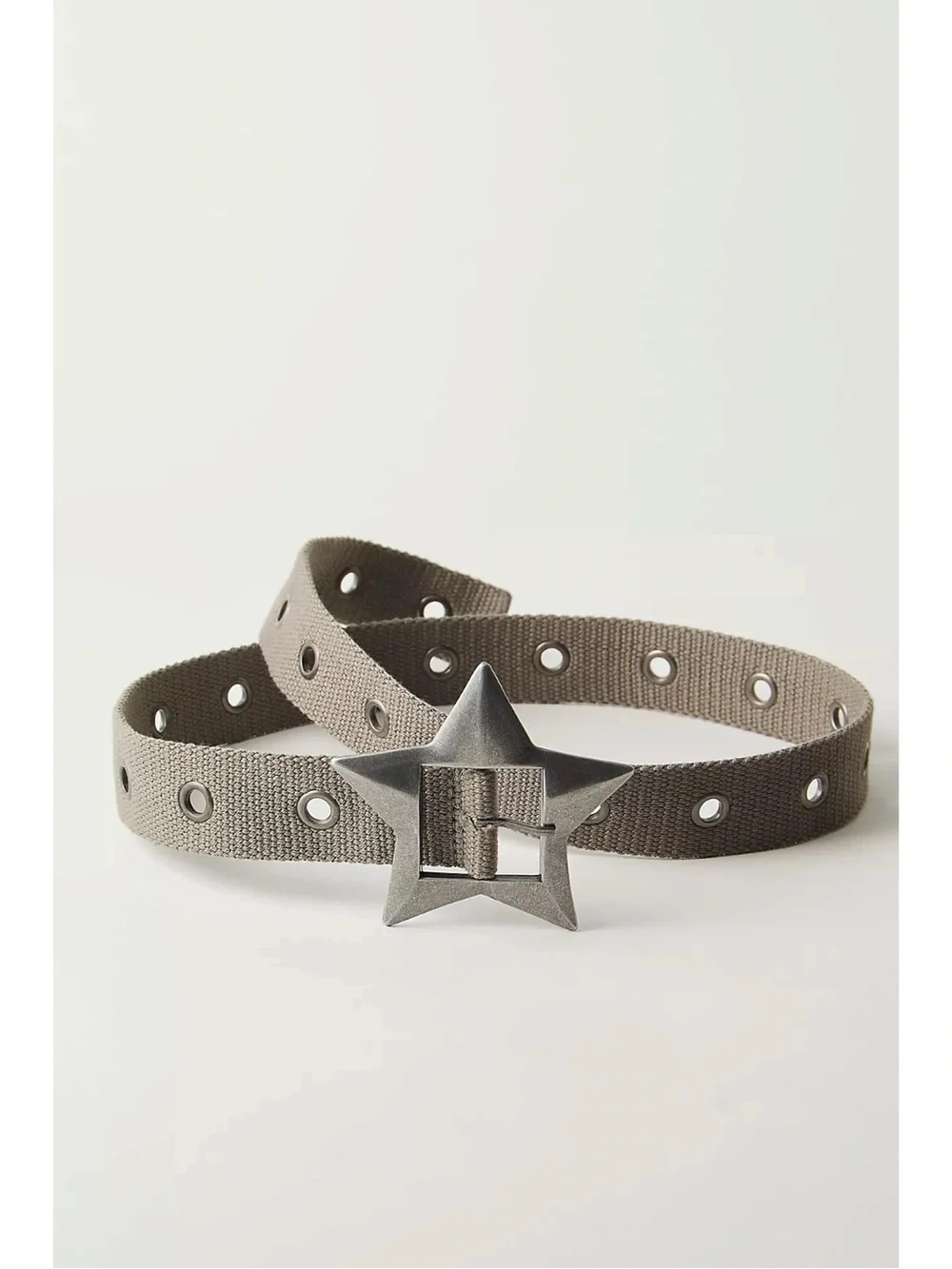 Free People Bohemian Grunge 90s Zoa Star Buckle Hip Belt Medium Large NWT